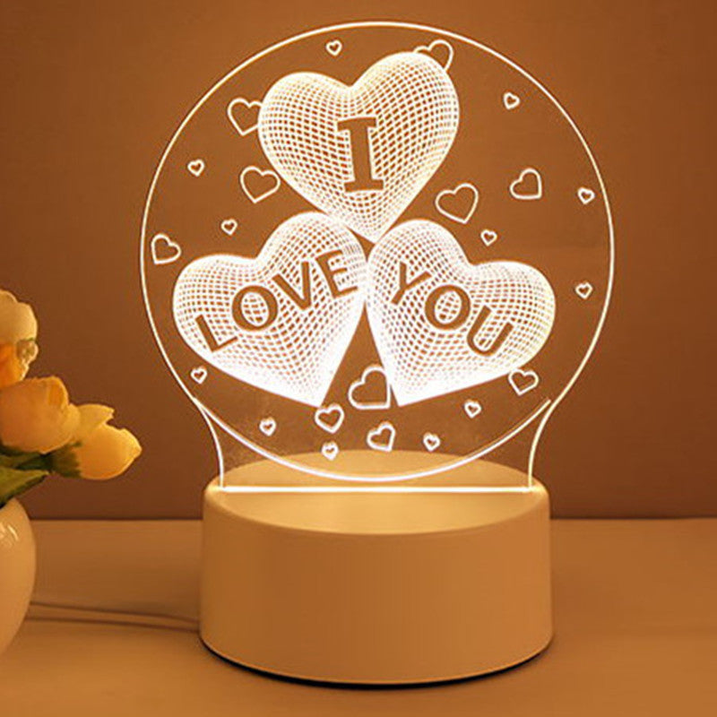 3D Acrylic USB LED Night Light