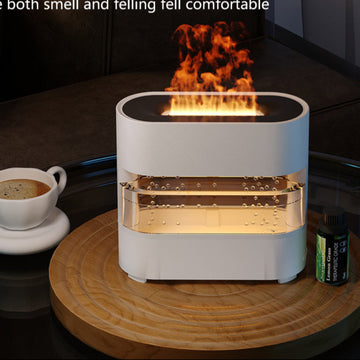 2025 Rain Cloud Fire Humidifier Aroma Diffuser with Remote Control