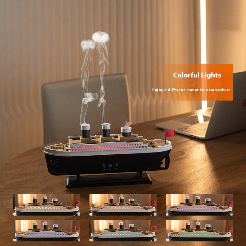 Creative Retro Ship Aroma Diffuser Humidifier